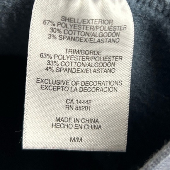 Mondetta Men's Gray Sweatshirt M Minimalist Kangaroo Pockets Fleece Neutral - Picture 8 of 13